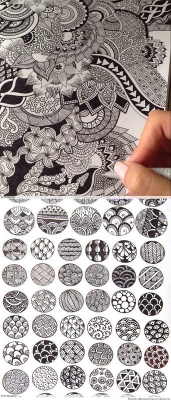 83 top idées tutos pour apprendre à faire un zentangle 46
