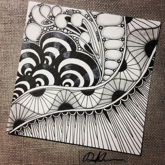 83 top idées tutos pour apprendre à faire un zentangle 51