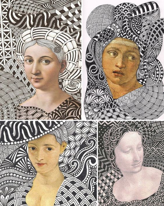 83 top idées tutos pour apprendre à faire un zentangle 75