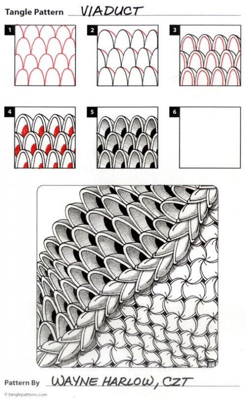 83 top idées tutos pour apprendre à faire un zentangle 81
