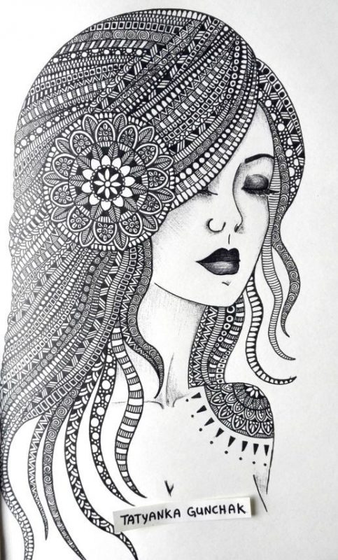 83 top idées tutos pour apprendre à faire un zentangle 86