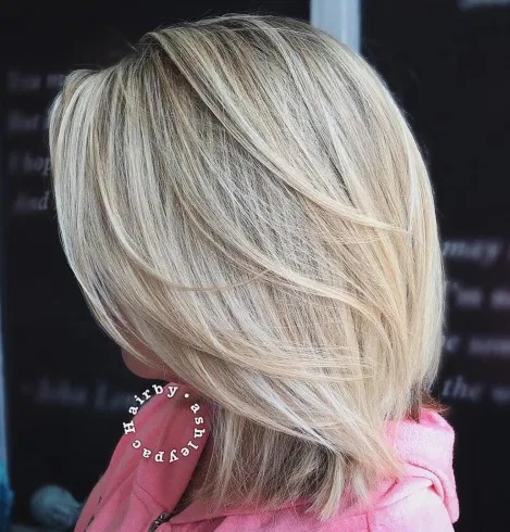 Les 50 plus belles coupes mi long femme 9 Les 50 plus belles coupes mi long femme 9