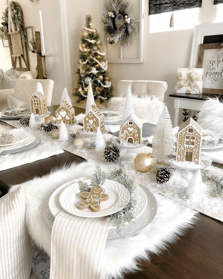 Craquez pour une déco de table tout en blanc pour Noël : Femme Actuelle Le  MAG