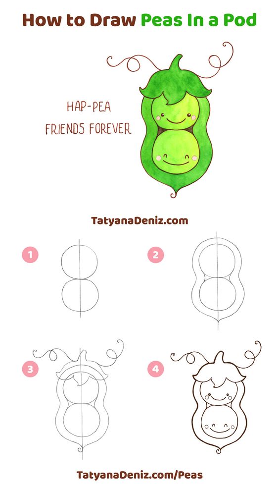 COMMENT DESSINER UNE FILLE KAWAII ÉTAPE PAR ÉTAPE – Dessins kawaii