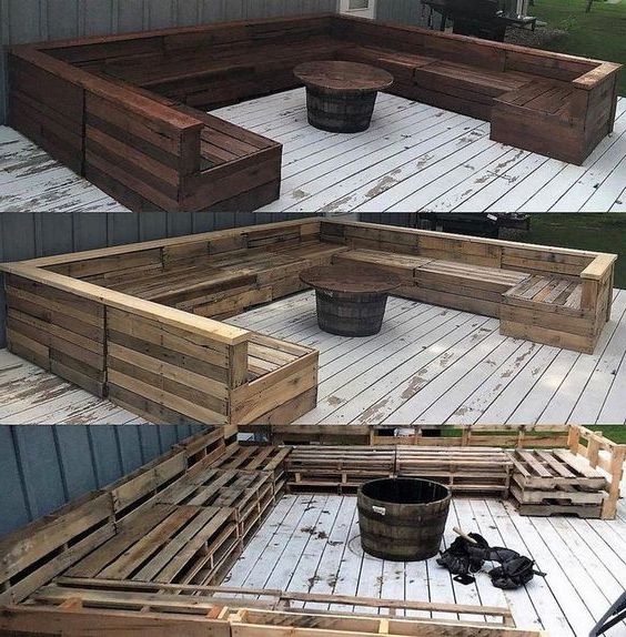 79 décors de jardin à faire avec des palettes 6 79 décors de jardin à faire avec des palettes 6