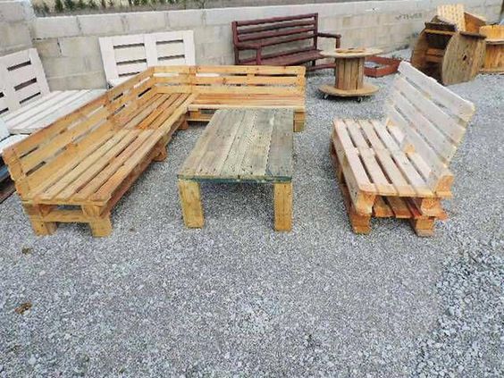 79 décors de jardin à faire avec des palettes 14 79 décors de jardin à faire avec des palettes 14