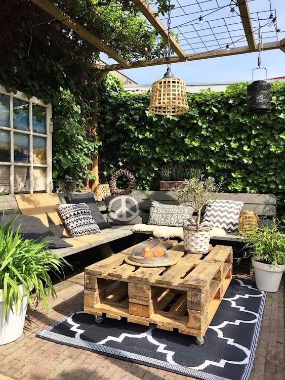 79 décors de jardin à faire avec des palettes 15 79 décors de jardin à faire avec des palettes 15
