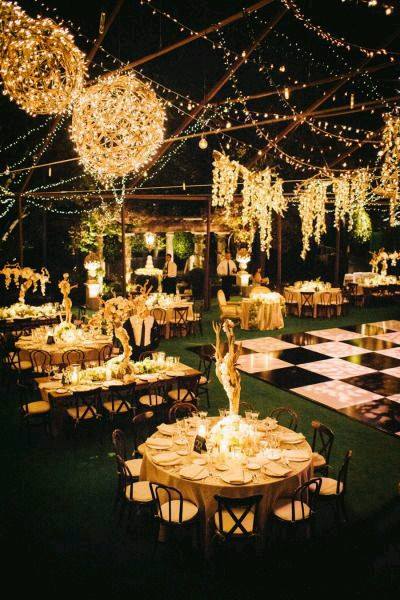 17 idées d'éclairages parfaits pour les mariages en plein air 7 17 idées d'éclairages parfaits pour les mariages en plein air 7