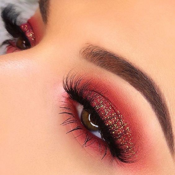 Les 49 plus belles idées de maquillages de Noël 13