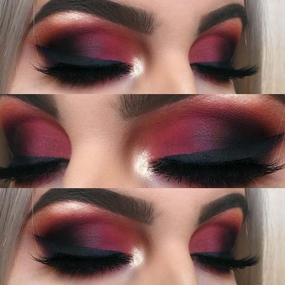 Les 49 plus belles idées de maquillages de Noël 15