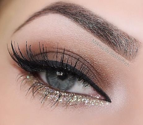 Les 49 plus belles idées de maquillages de Noël 27