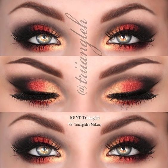 Les 49 plus belles idées de maquillages de Noël 37