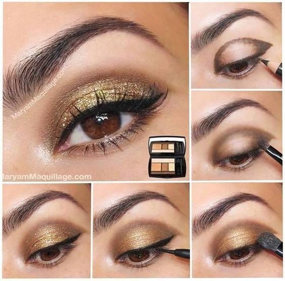 Les 49 plus belles idées de maquillages de Noël 42