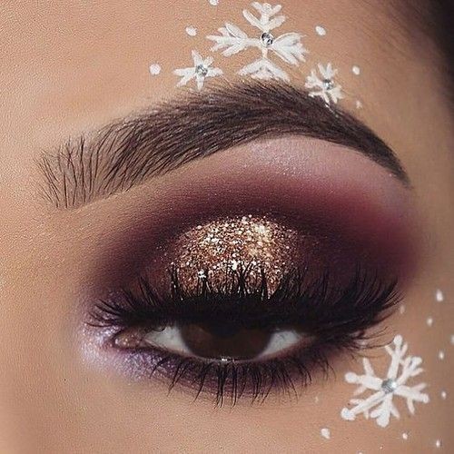Les 49 plus belles idées de maquillages de Noël 9