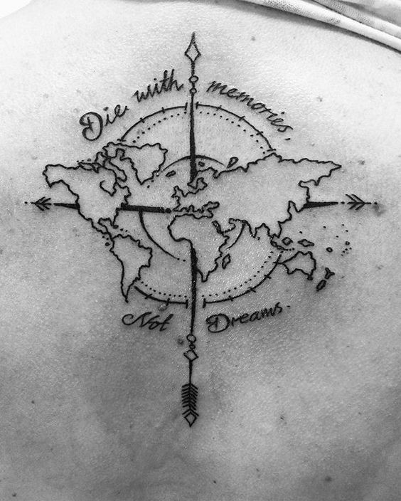 50 top idées de tatouages mappemonde 1 50 top idées de tatouages mappemonde 1