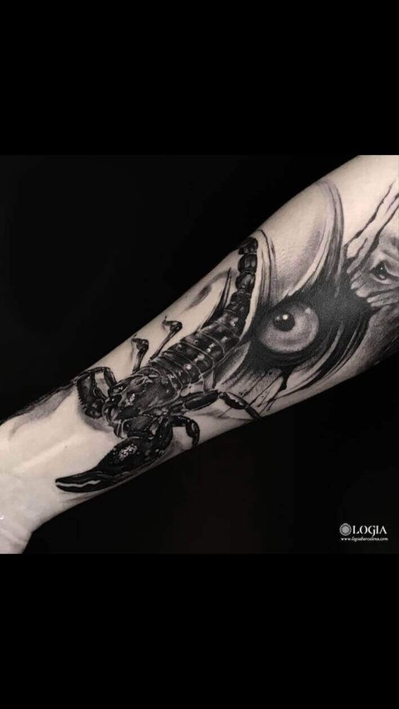 Les 50 plus beaux tatouages scorpion 14 Les 50 plus beaux tatouages scorpion 14