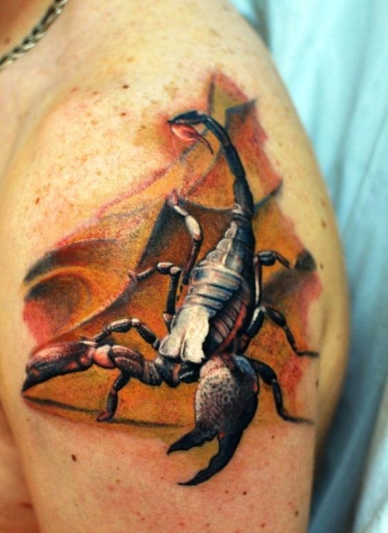 Les 50 plus beaux tatouages scorpion 15 Les 50 plus beaux tatouages scorpion 15