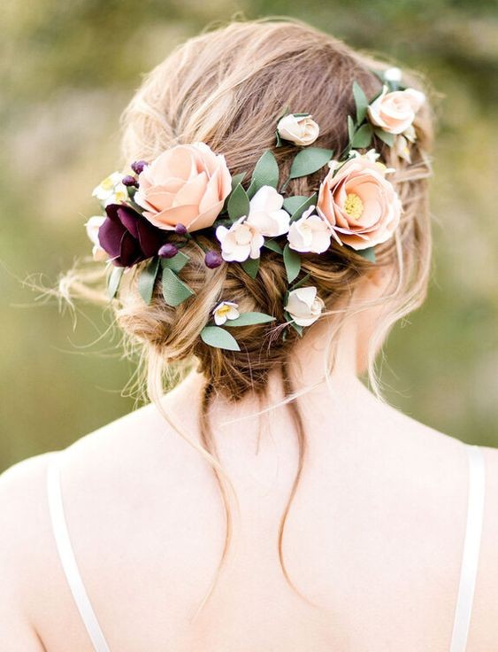 Les 50 plus belles coiffures de mariage bohème 3 Les 50 plus belles coiffures de mariage bohème 3
