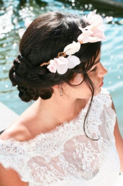 Les 50 plus belles coiffures de mariage bohème 38 Les 50 plus belles coiffures de mariage bohème 38