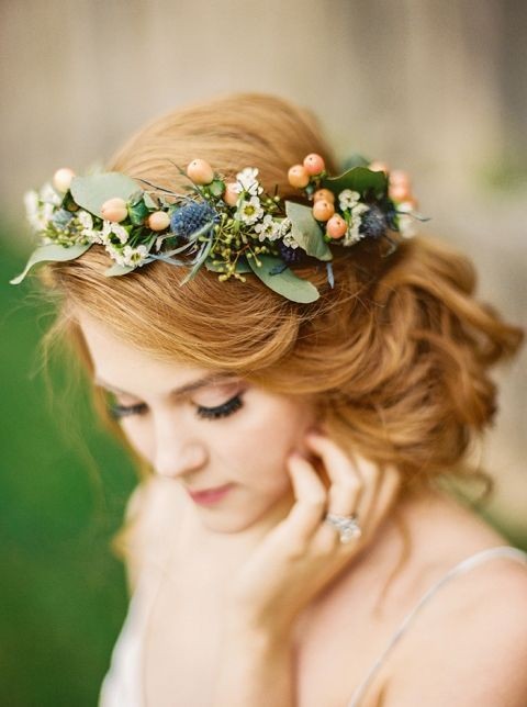 Les 50 plus belles coiffures de mariage bohème 40 Les 50 plus belles coiffures de mariage bohème 40