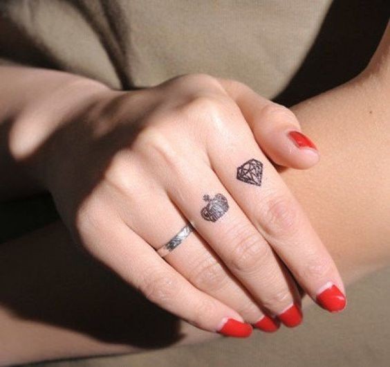 Les 100 plus beaux tatouages de doigts 77 Les 100 plus beaux tatouages de doigts 77