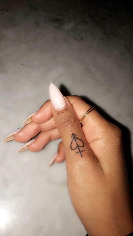 Les 100 plus beaux tatouages de doigts 82 Les 100 plus beaux tatouages de doigts 82
