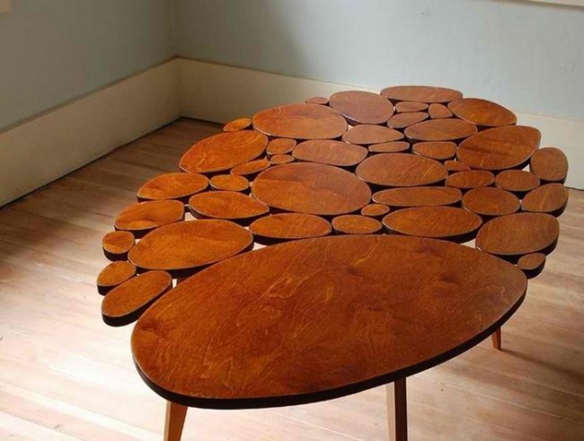 100 meubles en bois à faire avec des troncs d'arbres récupérés 20