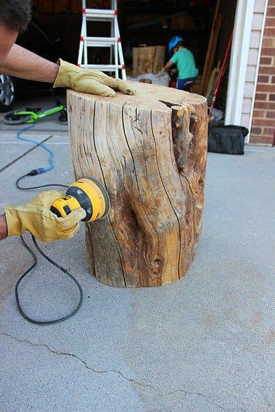 100 meubles en bois à faire avec des troncs d'arbres récupérés 60