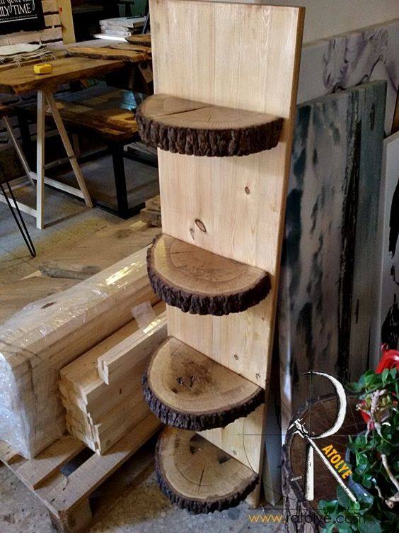 100 meubles en bois à faire avec des troncs d'arbres récupérés 64