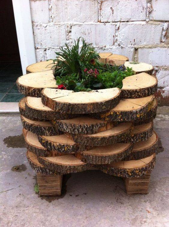 100 meubles en bois à faire avec des troncs d'arbres récupérés 70