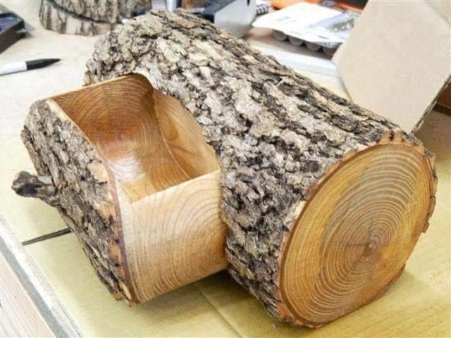 100 meubles en bois à faire avec des troncs d'arbres récupérés 80