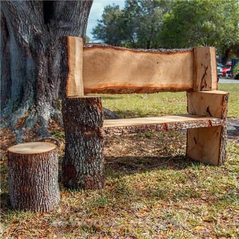 100 meubles en bois à faire avec des troncs d'arbres récupérés 82