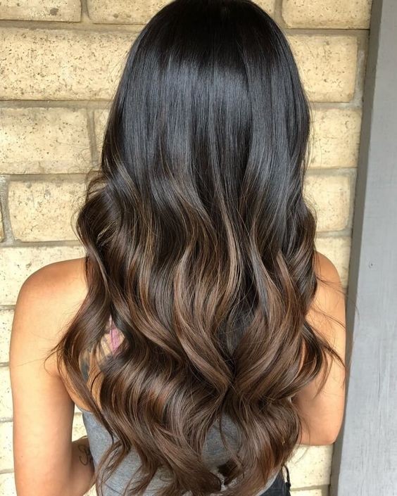 Les 29 plus beaux balayages chocolat sur cheveux noir 14 Les 29 plus beaux balayages chocolat sur cheveux noir 14