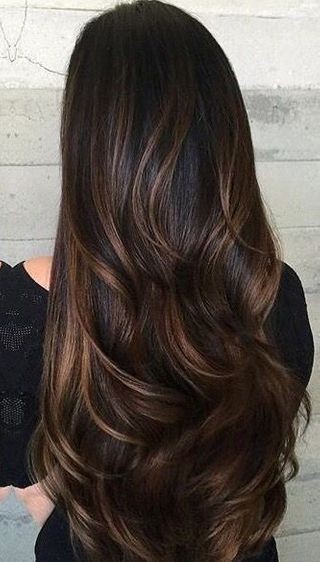 Les 29 plus beaux balayages chocolat sur cheveux noir 24 Les 29 plus beaux balayages chocolat sur cheveux noir 24