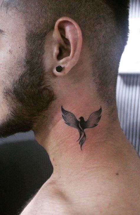 Les 50 plus beaux tatouages cou homme 16