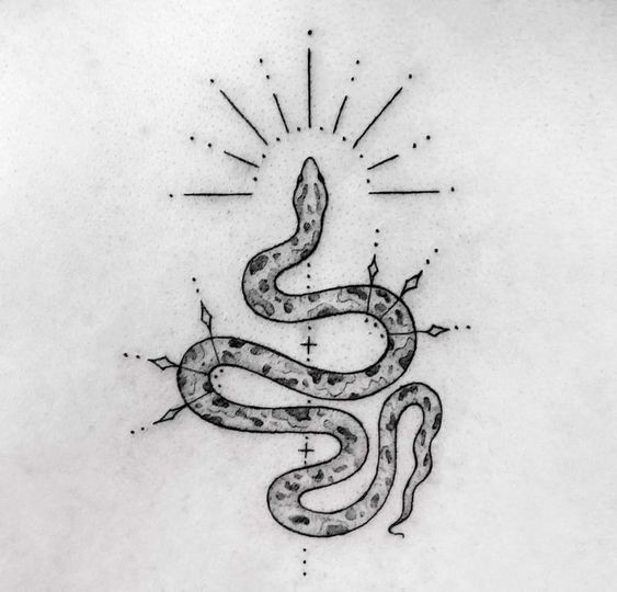 100 top idées de tatouages serpents 16