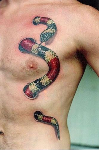 100 top idées de tatouages serpents 3