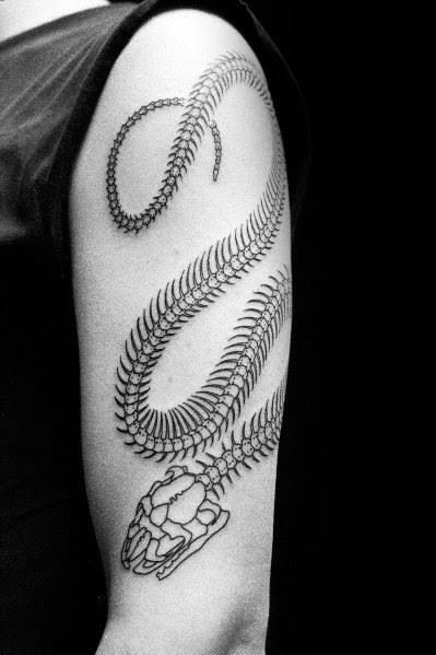100 top idées de tatouages serpents 32