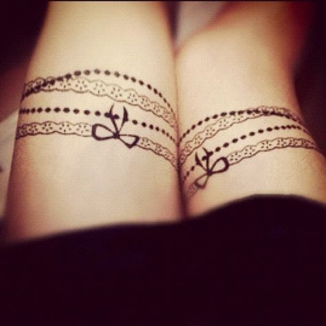 50 top idées de tatouages bracelet 39