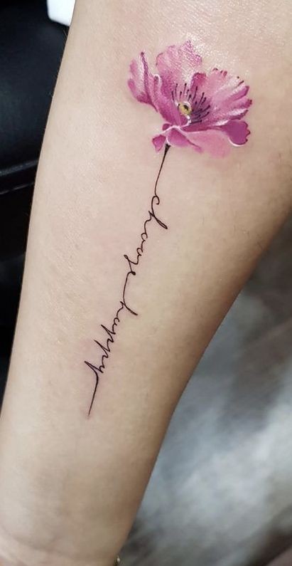 Les 50 plus beaux tatouages coquelicot 37 Les 50 plus beaux tatouages coquelicot 37