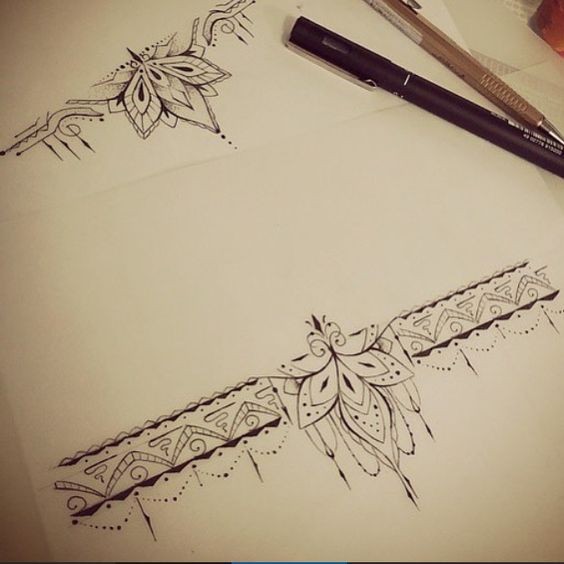 50 top idées de tatouages bracelet 40