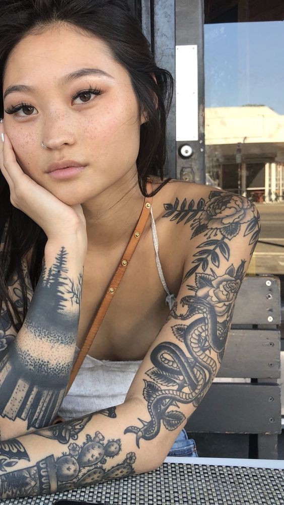 100 top idées de tatouages serpents 38