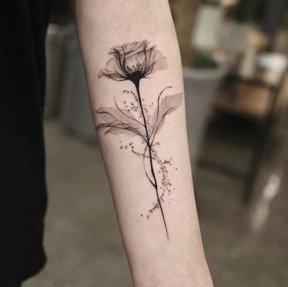 Les 50 plus beaux tatouages coquelicot 39 Les 50 plus beaux tatouages coquelicot 39