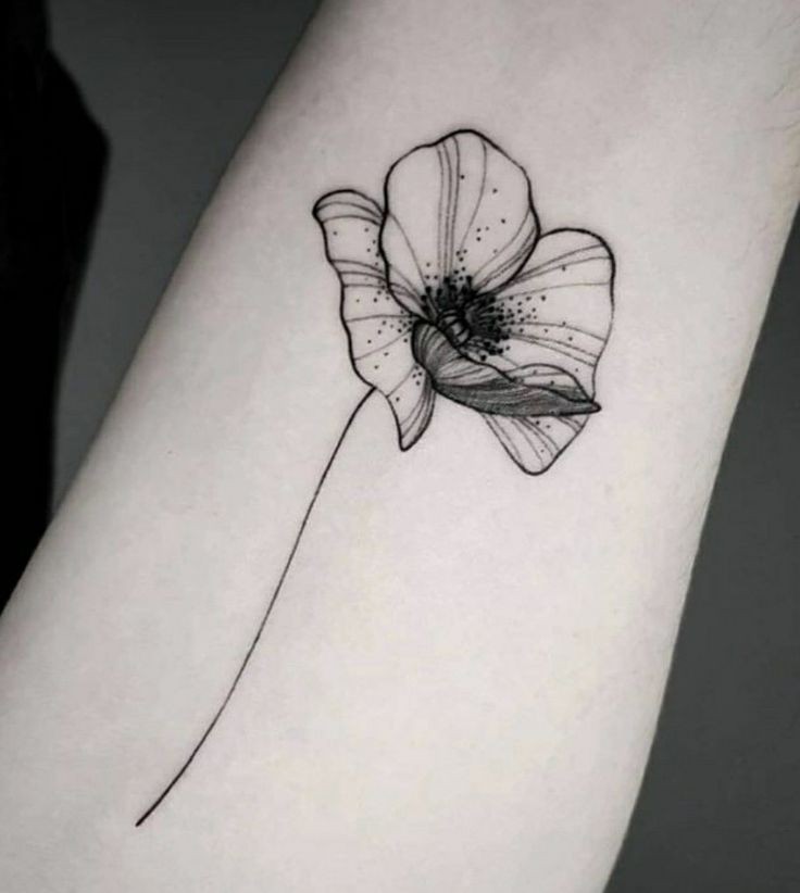 Les 50 plus beaux tatouages coquelicot 40 Les 50 plus beaux tatouages coquelicot 40