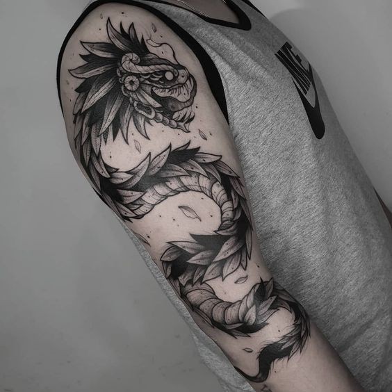 100 top idées de tatouages serpents 42