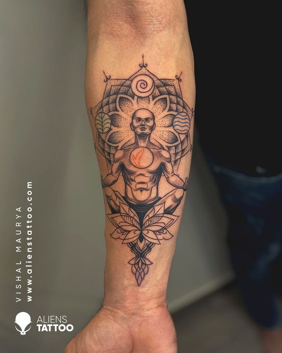 Les 50 plus beaux tatouages mandala 46