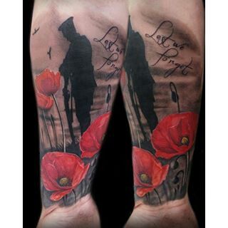 Les 50 plus beaux tatouages coquelicot 48 Les 50 plus beaux tatouages coquelicot 48