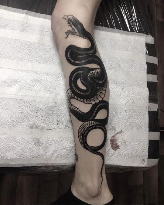 100 top idées de tatouages serpents 50