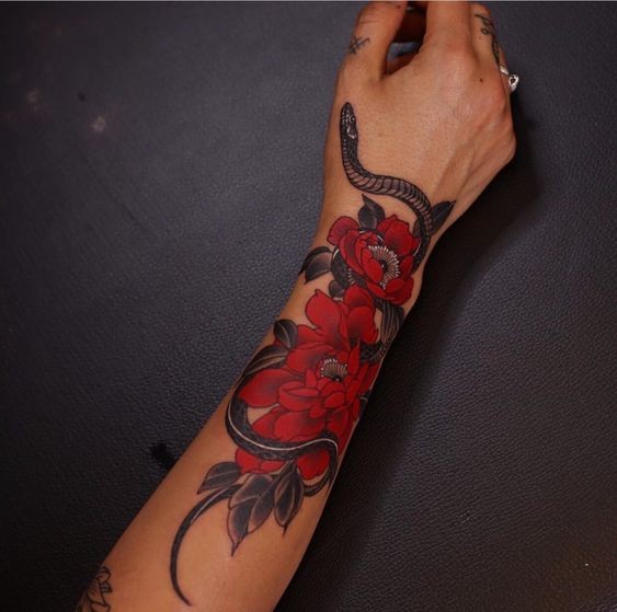 100 top idées de tatouages serpents 66