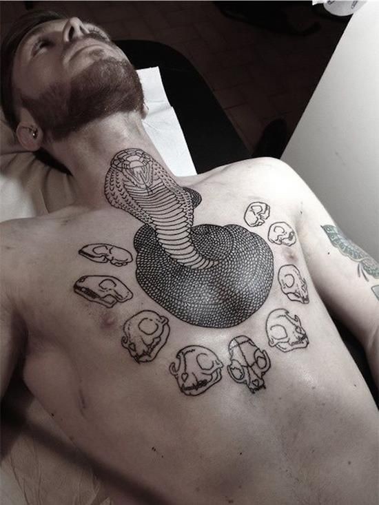 100 top idées de tatouages serpents 68